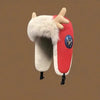 Women's Winter Plush Thickened Warm Deer Antler Hat by My Store