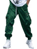 Men’s Multi‑Pocket Drawstring Cargo Pants by FitiqueFit