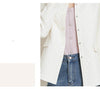 Minimalist Cotton Windbreaker For Women In Autumn And Winter