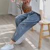 Women's Summer Fashion Ripped Ninth Jeans by FitiqueFit