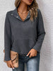 Textured Quarter Snap Sweatshirt by Wild and Free Boutique