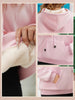 🖤 Women’s Winter Velvet Hoodie — Solid Color Warm Sweatshirt by FitiqueFit