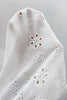 White Eyelet Embroidered Smocked Cuffs Blouse by Wild and Free Boutique