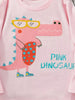 Children's Dinosaur Graphic Long Sleeve T-Shirt by Simply Love