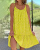 Boho Floral Sleeveless Cami Maxi Dress by FitiqueFit