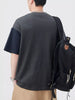 Men's Plus Size Color Block Casual T-Shirt by Simply Love
