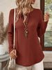 Plus Size Casual Waffle Knit Long Sleeve T-Shirt by Simply Love