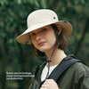 Wide-Brim UV Protection Nylon Sun Hat – Breathable Outdoor Hat for Women & Men by FitiqueFit