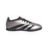 adidas Club Predator Turf Sneaker Platin Metallic/Aurora Black/Turbo 4.5 US Unisex Big Kid by EasyOptionXY