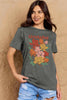 Simply Love Full Size GRATEFUL Flower Graphic Cotton T-Shirt by Simply Love