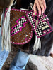 Pink Electric Rodeo Fringe Tote by Neon Spur