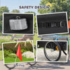Dog Bike Trailer, Pet Cart Bicycle Carrier with 20" Air Tires, Quick-Release Wheels, Reflectors, Flag by Furr Baby Gifts