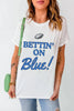 Letter Graphic Round Neck Short Sleeve T-Shirt by Wild and Free Boutique