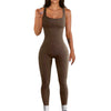 Women’s Ribbed Sleeveless Jumpsuit by FitiqueFit