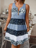 Plus Size Striped Tank Top & Skirt Set by FitiqueFit