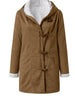 Full Size Pocketed Long Sleeve Hooded Toggle Jacket – Stylish & Functional Outerwear for Women by Stevvex