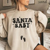Christmas Pregnancy Announcement Sweatshirt – Santa Baby T-Shirt by Dog Mom Hat