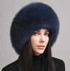 🧢 Women’s Winter Genuine Leather Ethnic Style Ear Protection Hat by FitiqueFit
