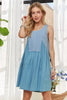 New Summer Decorative Button Sleeveless Babydoll Dress For Women – Flowy & Feminine, Trendy, Stylish, Fashionable, Summer Dress by Stevvex