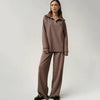 Women’s French Casual Two-Piece Suit – High-Waist Trousers Elegant Set by FitiqueFit