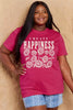 Simply Love Full Size CREATE HAPPINESS Graphic Cotton T-Shirt by Simply Love