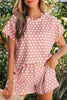 Green Polka Dot Print Short Set by Wild and Free Boutique