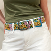 Windswept Embroidered Wool Belt