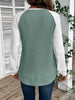 Waffle Knit Raglan Sleeve T-Shirt by Wild and Free Boutique