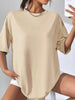 Oversized Solid Color Casual T-Shirt by Simply Love