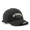 Distressed Satin Letter Embroidery Baseball Cap – Adjustable Unisex by FitiqueFit