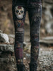 Womens Denim Jeans Womens Trousers With Colorful 3D Floral Prints by My Store