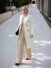 Women’s Solid Color Coat – Essential Autumn Winter Warm Outerwear by FitiqueFit
