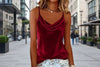 Solid Color Sleeveless Camisole Tank Top – 8 Colors, S–XXL by FitiqueFit
