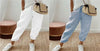 Women’s Cotton Linen Casual Pants – Solid Color by FitiqueFit