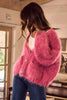 SO ME Soft Touch Hairy Loose Fit Cozy Sweater Cardigan by FitiqueFit