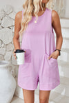 Lovelet Round Neck Sleeveless Romper