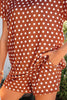 Green Polka Dot Print Short Set by Wild and Free Boutique