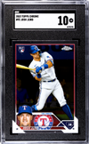 Graded 2023 Topps Chrome Josh Jung #93 Rookie RC Baseball Card SGC 10 Gem Mint