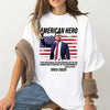 Charlie Kirk American Hero T-Shirt – Unisex Patriotic Apparel, Conservative Fan Tee by Dog Mom Hat