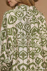 Umgee Abstract Print Button-Up Oversized Shirt by FitiqueFit
