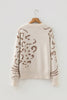 Camel Asymmetric Leopard Print Detail Drop Shoulder Sweater by Wild and Free Boutique