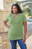 Basic Bae Bamboo Full Size V-Neck Short Sleeve T-Shirt by Simply Love