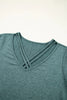 V-Neck Short Sleeve T-Shirt by Simply Love