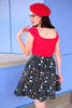 Isabel Top in Red by Retrolicious