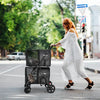 4-in-1 Double Pet Stroller with Detachable Carrier and Travel Carriage by Furr Baby Gifts