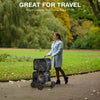 4-in-1 Double Pet Stroller with Detachable Carrier and Travel Carriage by Furr Baby Gifts