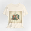 Retro Travel Postcard Tee | passport stamp, wanderlust design by Tristan’s Treehouse