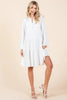 Tiered Notched Flare Sleeve Dress – Playful and Stylish Dress with Flare Sleeves and Notched Neckline by Stevvex