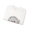 Universal Language Crewneck — "Love/Joy/Peace" Multi-Script Statement Sweatshirt by Tristan’s Treehouse