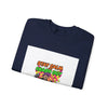 Stay Calm Crash Out Crewneck Sweatshirt | neon graffiti, meltdown design by Tristan’s Treehouse